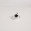 Natural Black Tourmaline Gemstone 925 Sterling Silver Jewelry Handcrafted Ring RR-46-22