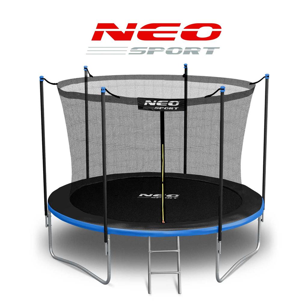 Garden Trampoline 8Ft/ With Inner Net And Ladder Neo-Sport