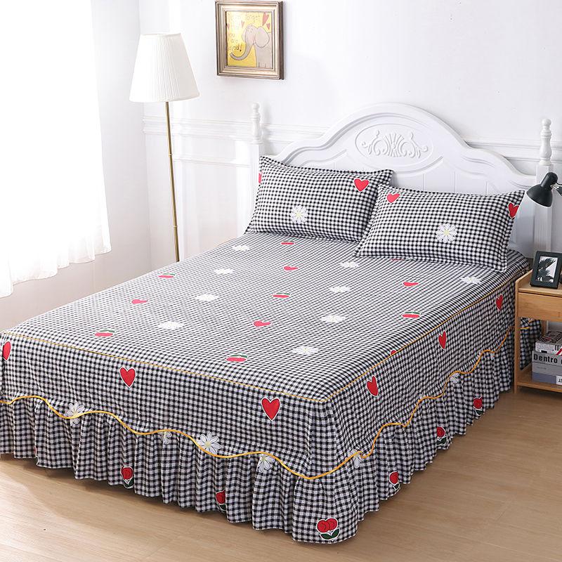 Модный наматрасник с принтом, нескользящий простынь, наматрасник для королевской кровати, дышащий пылезащитный чехол