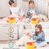 Маленький желтый утенок питомец интерактивная игрушка кормушка для кошек и собак