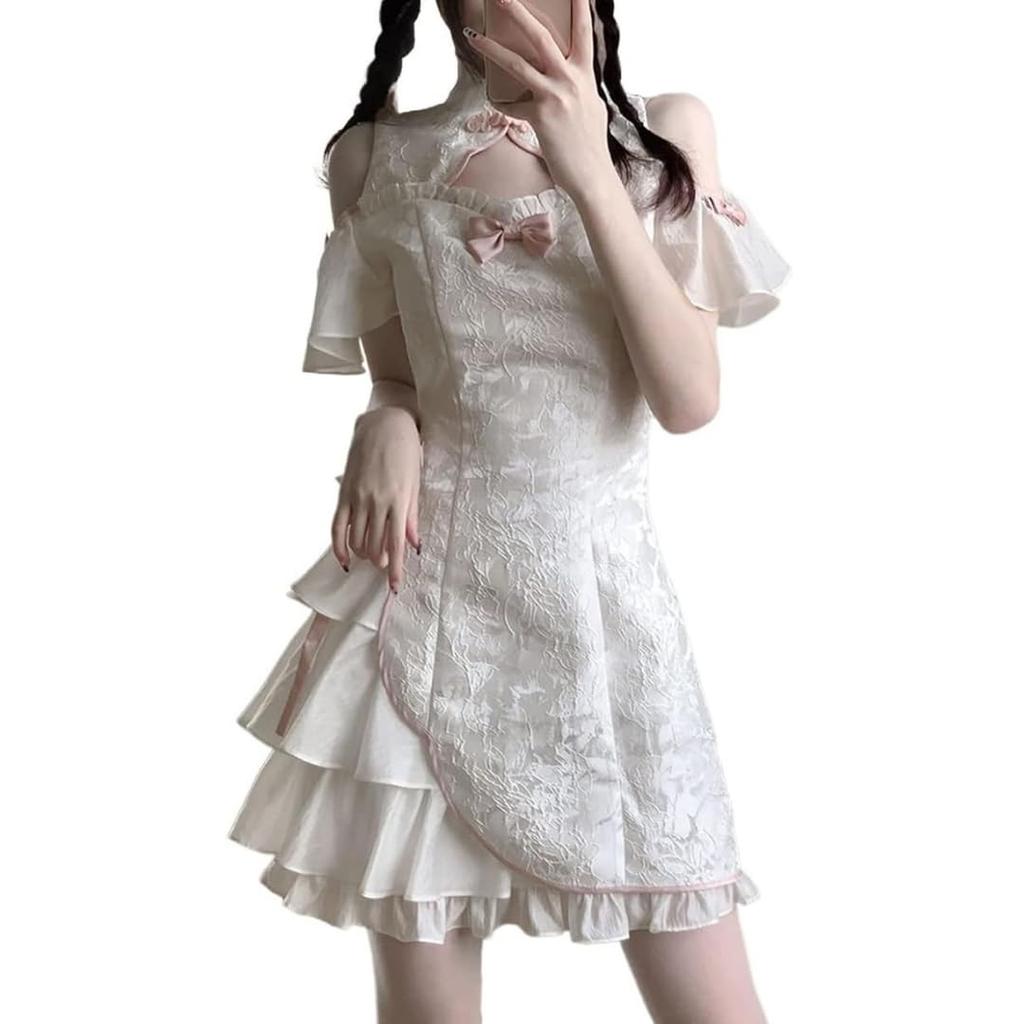 China Sexy Lolita Chinese Floral Cultural School S M L Cute Cosplay [BeLoved] Dress, Dress, Clothes, Style, Pattern, Festival, Festival, XL, Cute,