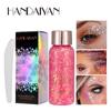 HANDAIYAN Nine -color Big Sequins Gel Eyes Shadow Mermaid Face Sequins Body Milk Performance Stage Nightclub Makeup