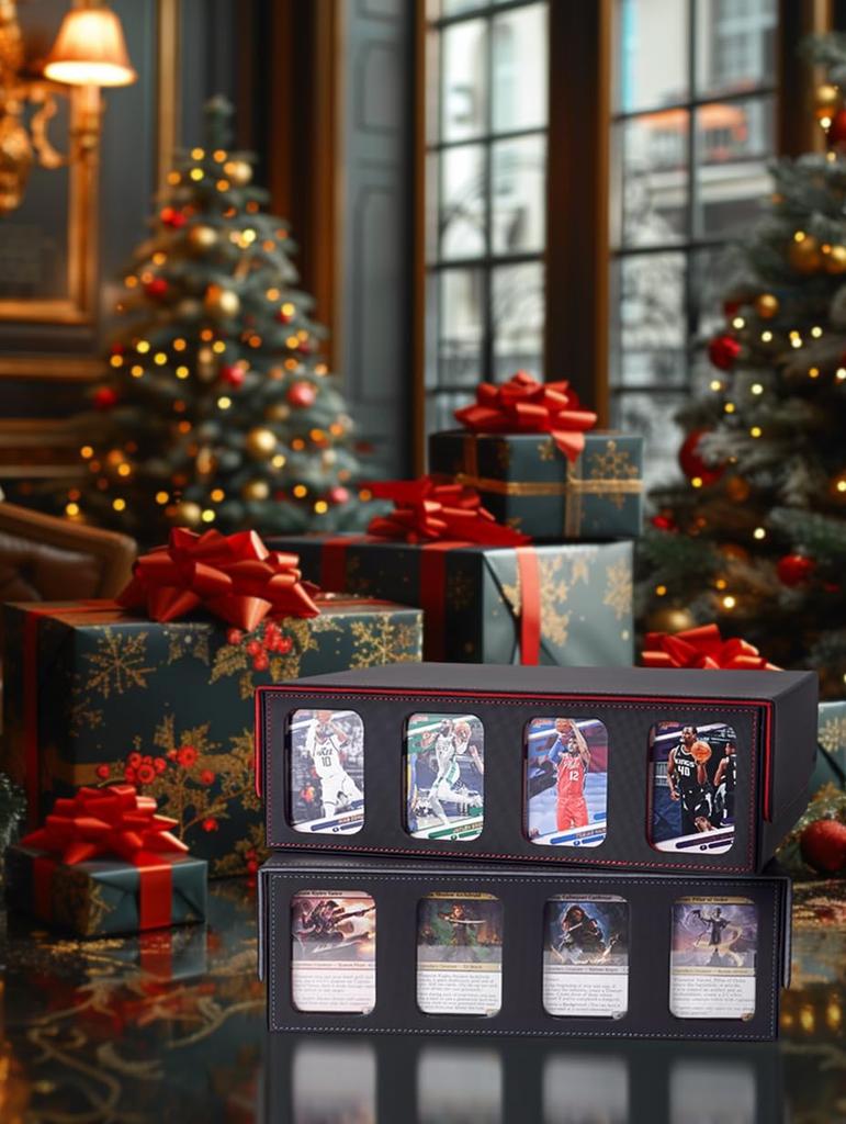 Футляр для карточек, футляр для хранения карт, коробка для хранения карт с окошком, слот для демонстрации, разделитель, стопор для карт, может использоваться для MTG, различные внутренние карты объемом 3000+ "можно