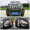 Car Headlights Lamp Cover Trim Headlights Guard for Suzuki Jimny 2007-2017 Exterior Accessories, 2pcs(Black)