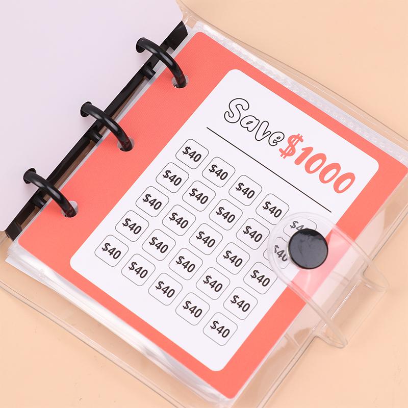 Простая мини-папка для денег на 150/300/500/1000 долларов, накопительная папка для денег, бюджетная книга для хранения денег, папка для денег с конвертами
