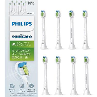 Philips Sonicare White Plus Компактные-Мини Сменные Насадки (8 шт.), Оригинал, WC HX6078/67, Белый