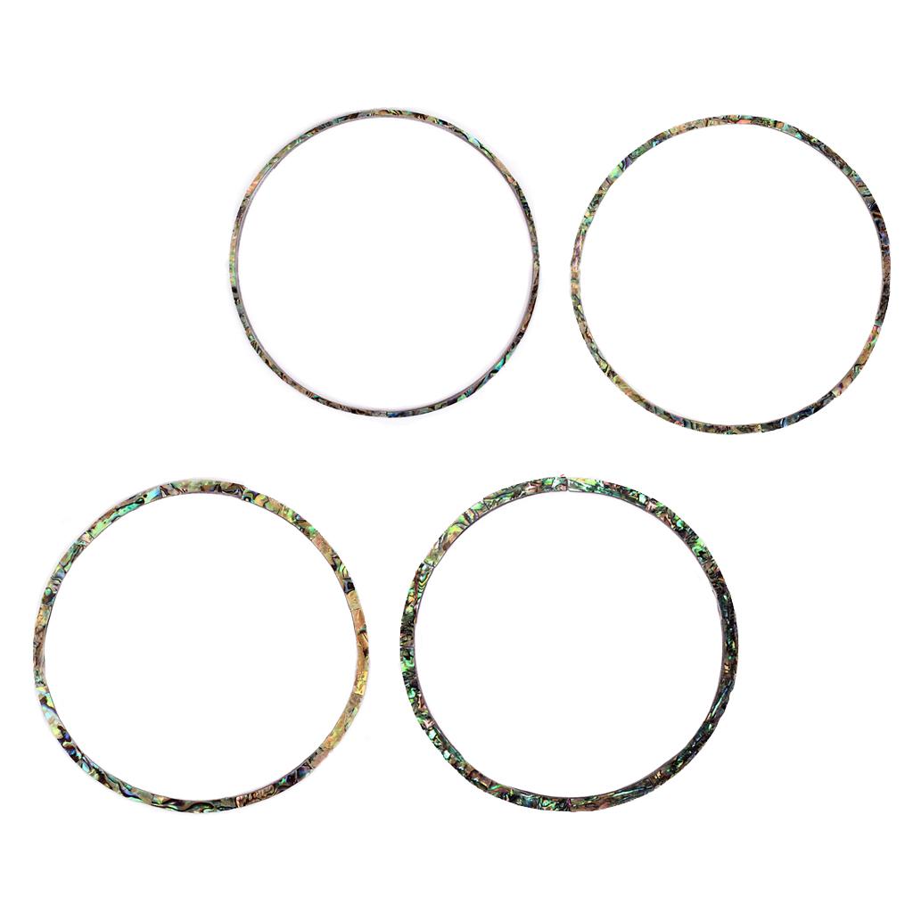 Natural Shell Guitar Sound Hole Decals Classical Rosette Inlay Acoustic Guitar Accessories for Luthier Guitar Maker