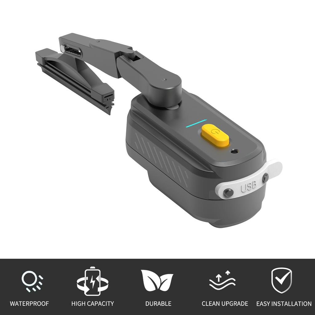 Перезаряжаемый стеклоочиститель для мотоциклетного шлема, универсальный водонепроницаемый дворник для шлема, совместимый с