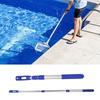 Adjustable Swimming Pool Cleaner Handle Rod 3 Section Telescopic Poles Accessories for Skimmer Net and Rakes Attachments