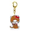 K-Company Monchhichi x Hello Kitty акриловый брелок сидя MKT-AK-SU В4.9×Ш4.3×Г0.3см