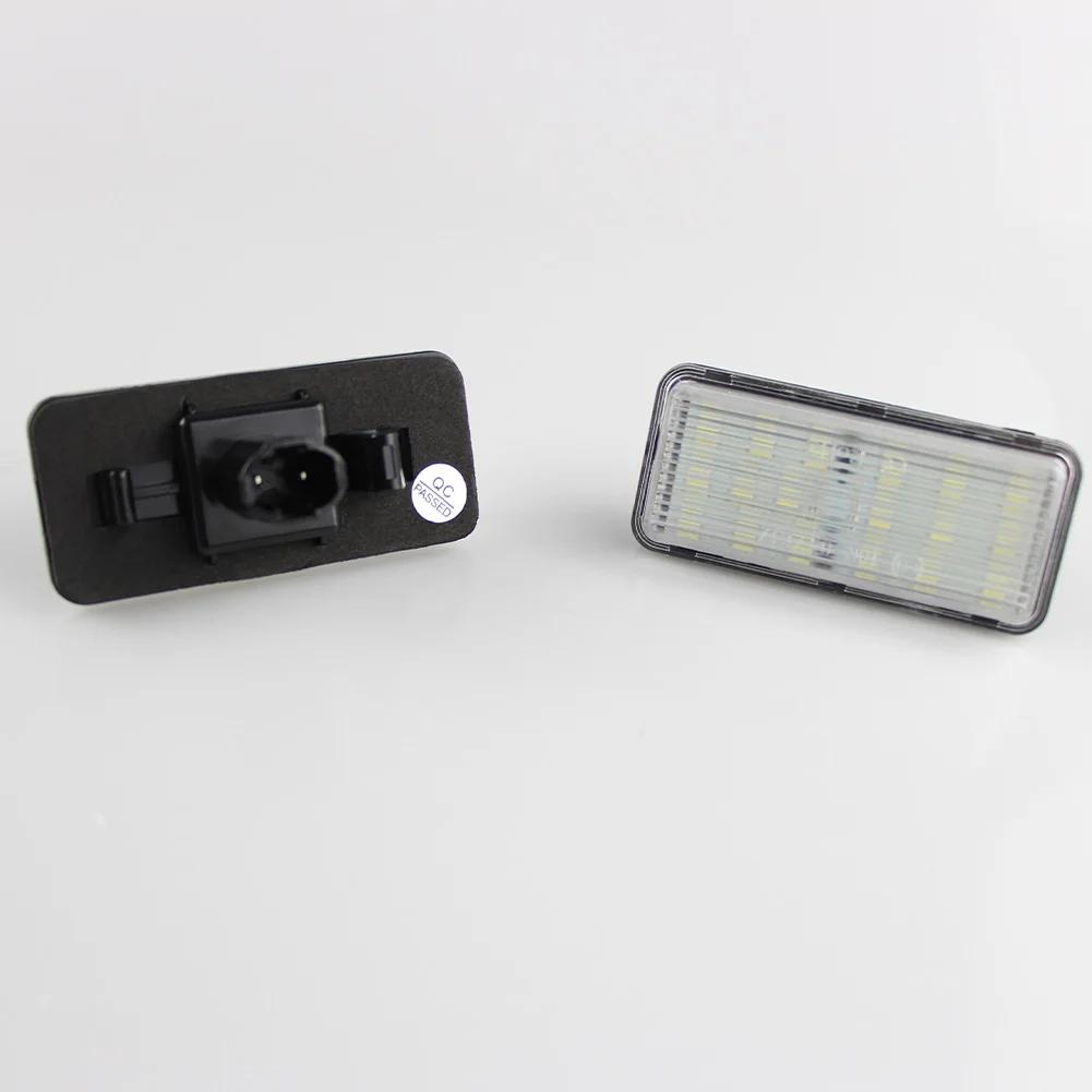 2 шт., светодиодный светильник Canbus для автомобиля без ошибок, номерной знак для Toyota Land Cruiser 100 200 Prado 120 Reiz 4D Mark X, аксессуары