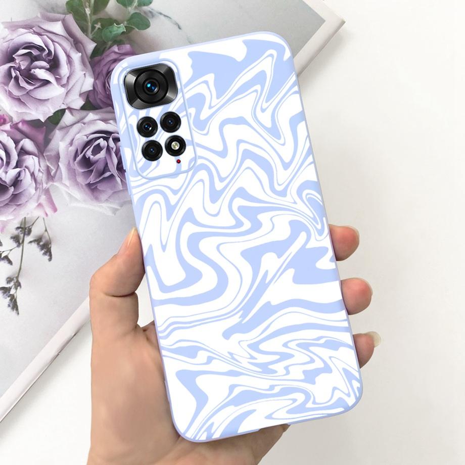 Для Xiaomi Redmi Note 11 4G Чехол Мягкий Жидкий Силикон Милый Кот Прекрасный Бампер Fundas Для Xiaomi Redmi Note 11 Pro Note11s 4G 5G