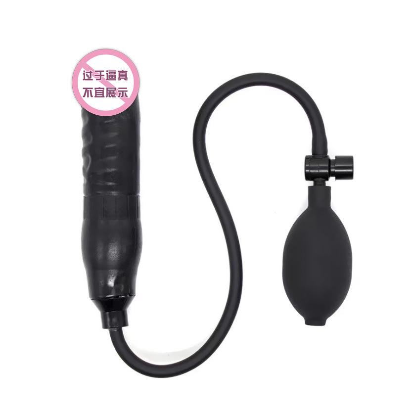 Надувной дилдо Анальная пробка Мягкий силиконовый Мясной мужской и женский задний двор Хризантема Взрослые секс-инструменты Взрослые принадлежности Секс Мастурбация