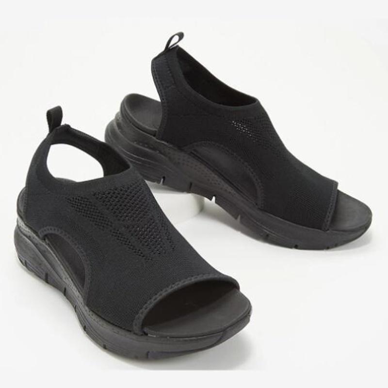 Comfortable Fish Mouth Sandals For Summer Vacation With Soft And Thick Sole