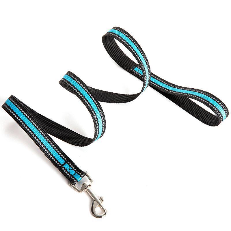 Nylon reflective leash multi-colored dog training rope outdoor walking dog leash pet leash