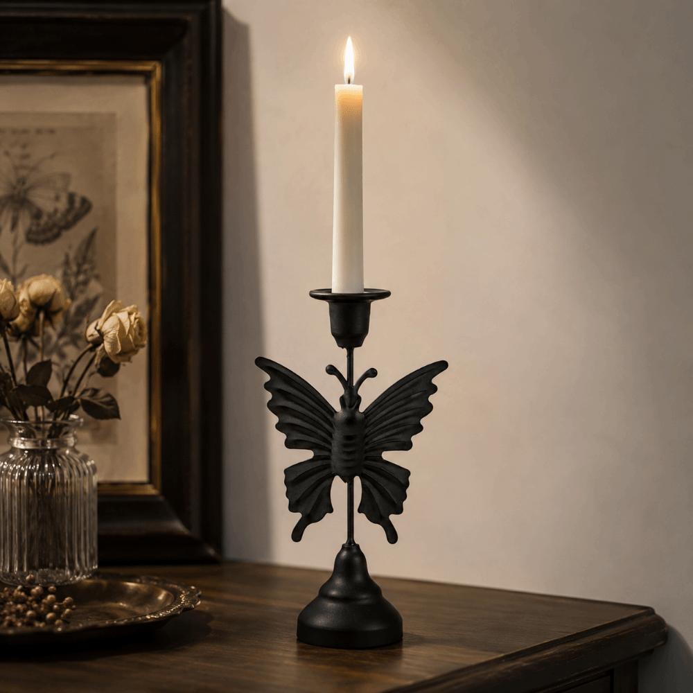 European Style Tabletop Candle Holder Elegant Leaf Candle Stand Candlestick Holder Wedding Props