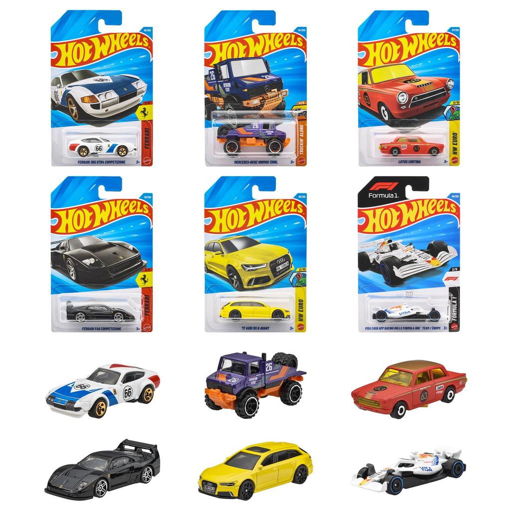 Hot Wheels Базовые Машинки D Ассортимент 36 Миниатюрных Машинок Возраст - (Бокс-сет) - 3+ - Многоцветный C4982-98RD