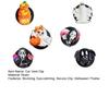 Cute Halloween Auto Vent Diffuser 6 Pcs Car Air Clips, Pumpkin Ghost Grim Reaper Bat Anti Slip Silicone Clips Freshener Charm, Automotive Conditioning
