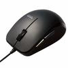 Elecom Mouse Wired M-BL28UBKBK 5 Button Rubber Grip Antibacterial Black