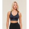 Спортивный бюстгальтер с V-образным вырезом и высокой поддержкой, темно-синий B3b3l Uctn