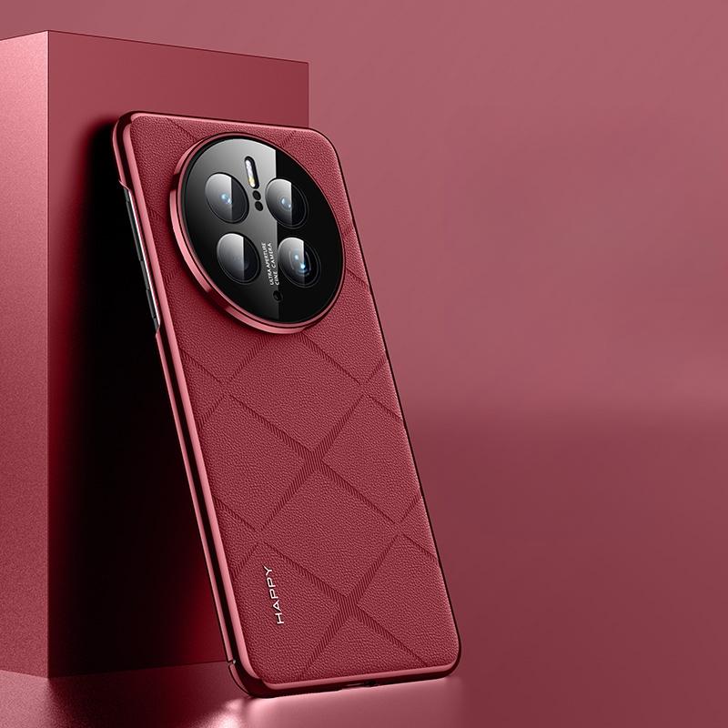 Роскошный кожаный чехол для телефона Huawei Mate 50 Pro с покрытием объектива камеры Ptotection Жесткий чехол для Huawei Mate 60 RS 50 40 Pro