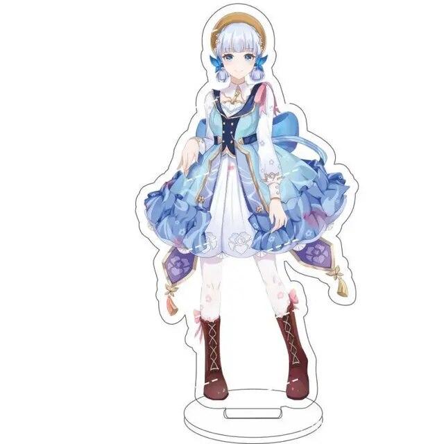 Anime Game Genshin Impact Kamisato Ayaka Acrylic Action Figure Stand Model Toy Desk Decor Prop Gifts Fans Collection Prop