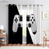 E-Sports Room Curtains Cool Game Handle 3d Printed Curtains Suitable For Bedroom Living Room Kitchen Game Room Curtains 2 Pieces