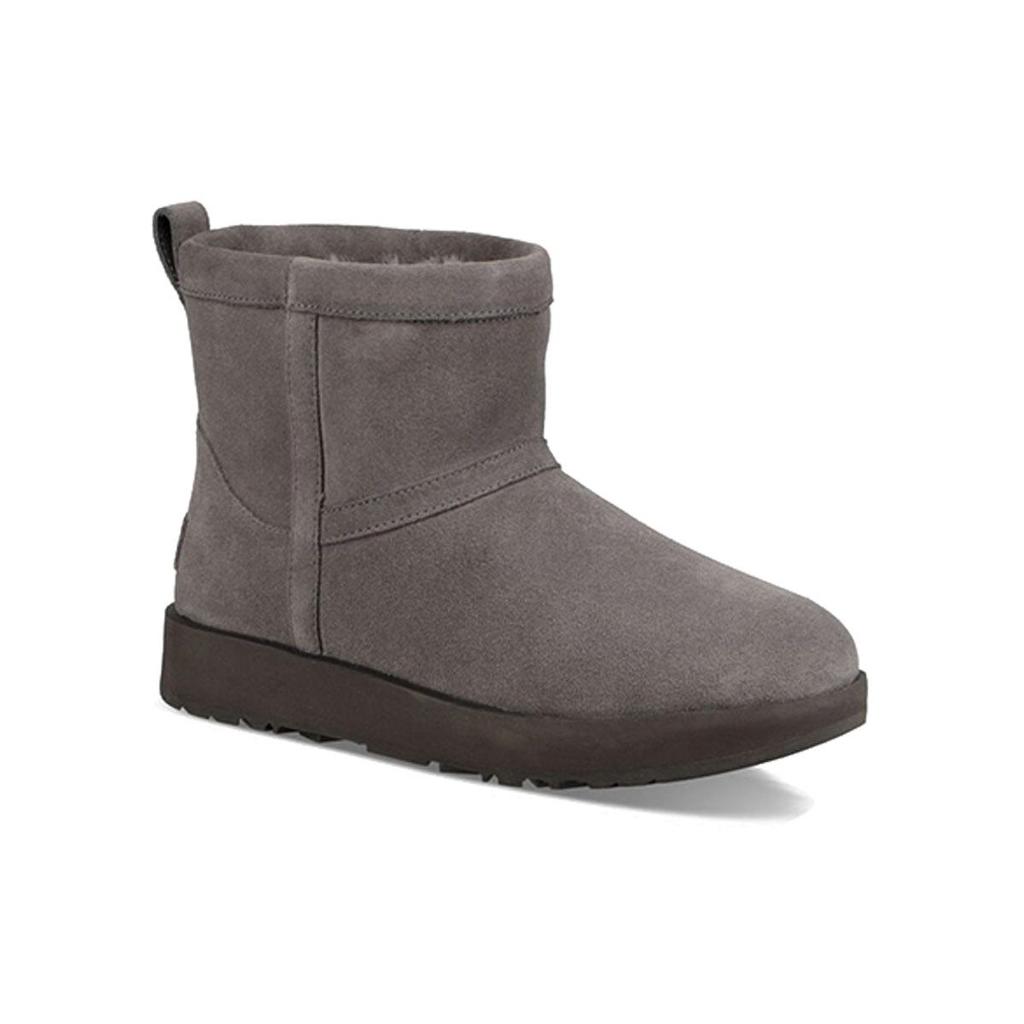 UGG Classic Mini Waterproof Suede Sheepskin Warm Non-Slip Casual Comfortable Short Snow Boots Women Boots Gray 1019643-MTL