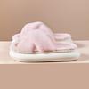 Fluffy Slippers Autumn and Winter Outside Wear Non-slip Indoor Thick Bottom Home Fluffy Cotton Slippers Opening Winter