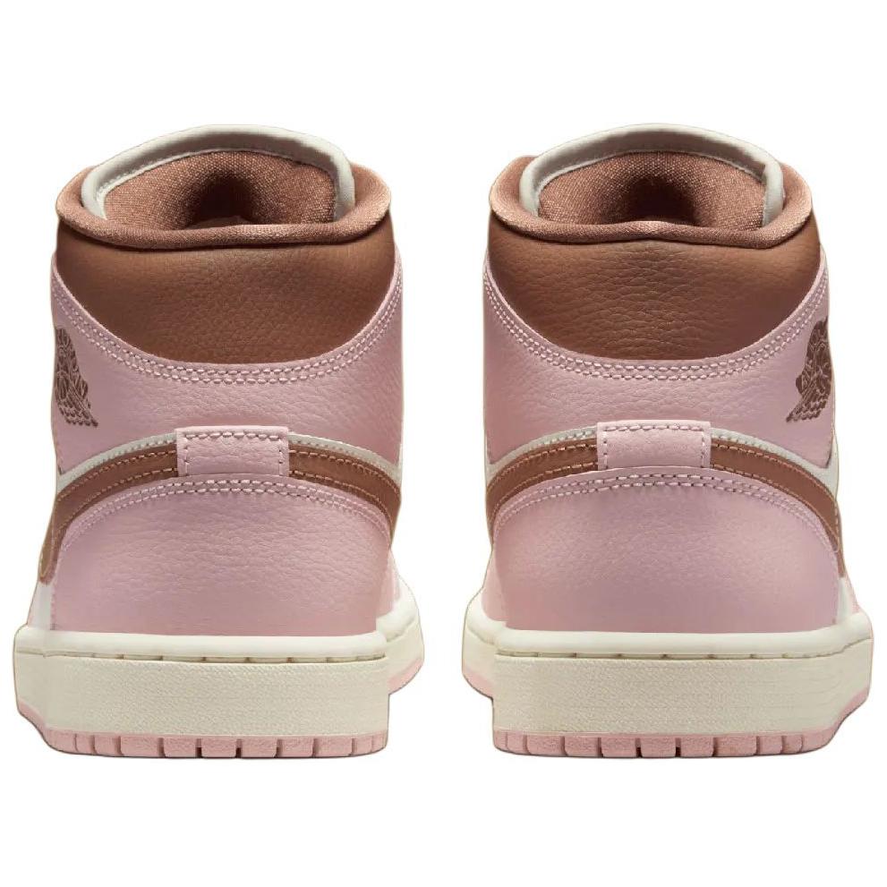 Jordan 1 Средний розовый Оксфордский коричневый Женский BQ6472-620