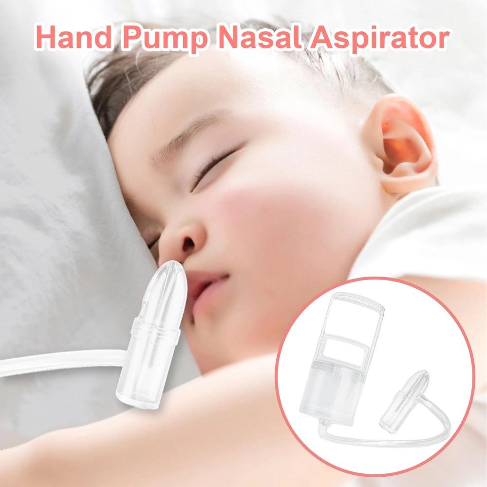 Non-invasive Baby Nasal Aspirator Manual Nose Suctioners Reusable Nose Sucker for Baby