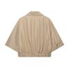 European and American style, new women's clothing, fashionable casual crimped sleeve short trench coat 3046/229/704