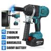 High Torque Brushless Electric Impact Wrench 1/2 Inch 2180N.m Socket Wrench Cordless Driver Tool for Makita 18V Battery