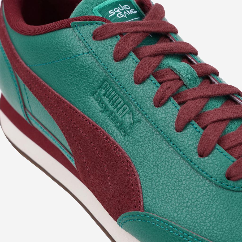 Игра в кальмара x Puma Easy Rider 2 Спортивный костюм Унисекс Кроссовки Зеленый Интенсивно-красный Темно-сосновый 399431-01