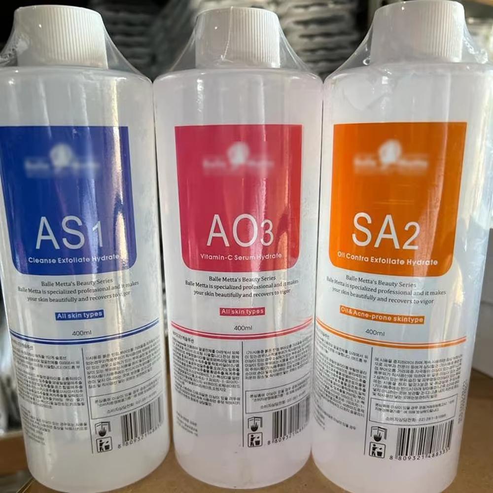 Сыворотка для ухода за кожей лица Facial Beauty Aqua SPA AS1/SA2/AO3 для аппарата для маленьких пузырьков, профессиональный уход за лицом, косметическая жидкость