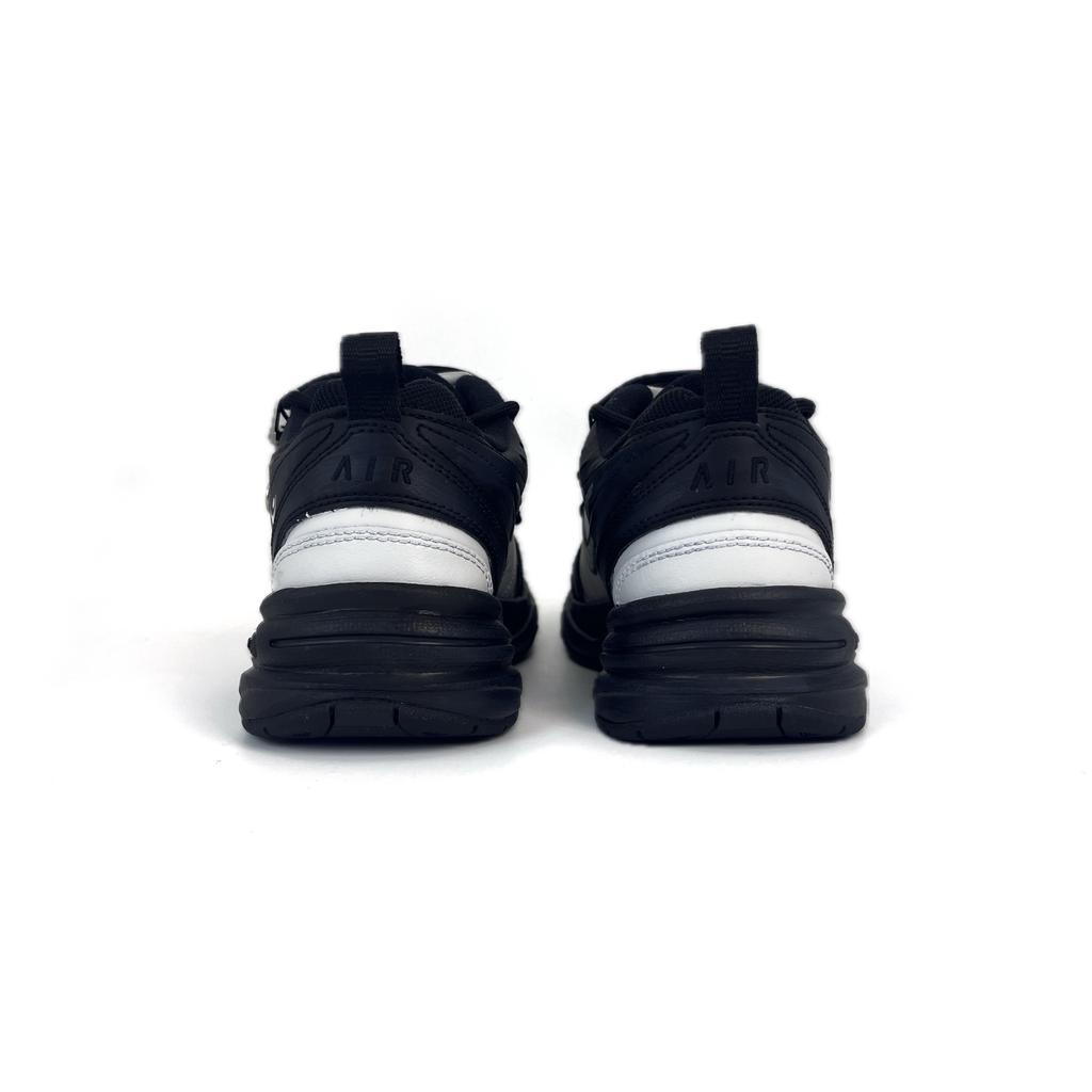 Nike Air Monarch 4 Нескользящие, Износостойкие, Легкие Низкие Кроссовки-Сникеры Унисекс Черно-Белые 415445-001(Команда502-)
