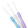 Металлические крючки, иглы, конфетные цвета, микро-крючки, инструменты для дредов, крючок для вязания крючком для плетения кос
