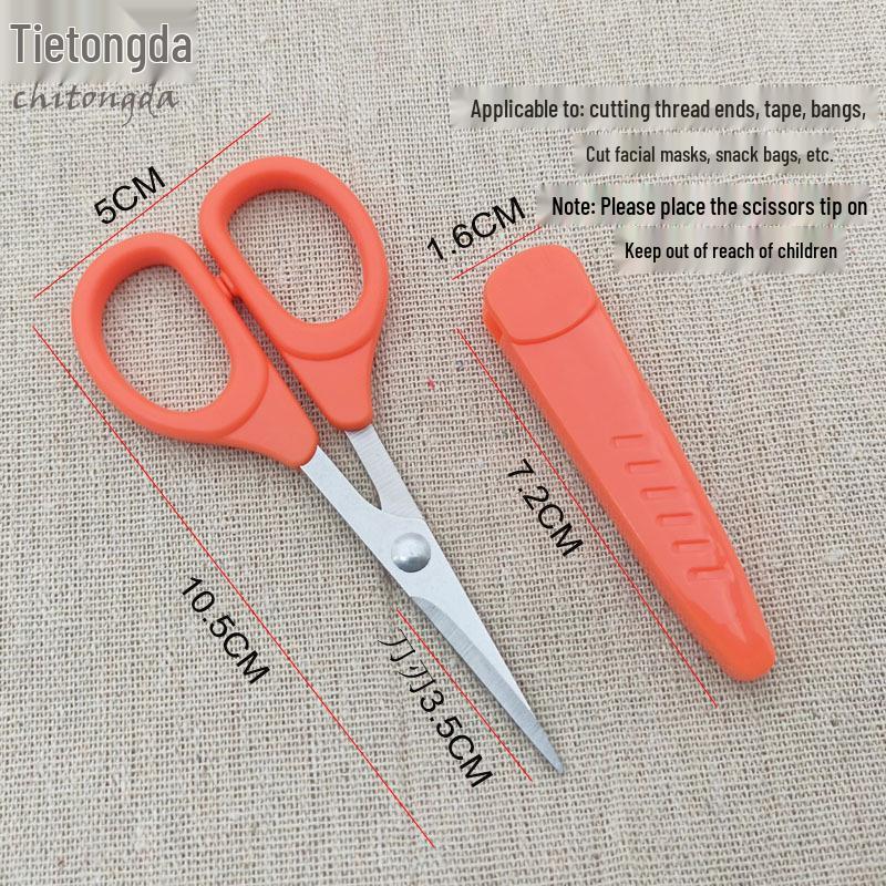 Stainless Steel Handmade Straight Beauty Scissors for Students - Eyebrow Makeup