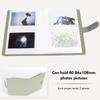 Rieibi FUJIFILM Instax Cute Instax Album Compatible with Instax Wide X Inches Photo Holds 80 Can Also Store Business Cards and Cash PU Album for