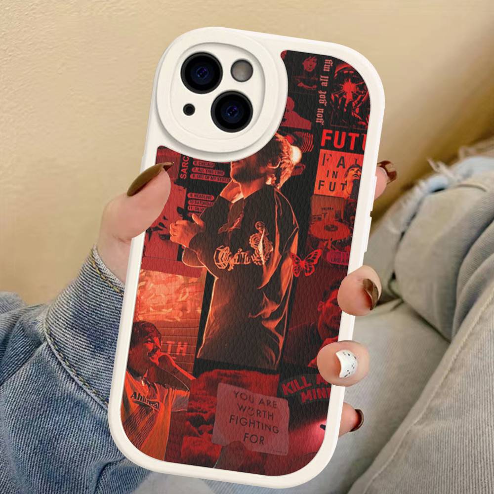 Чехол для телефона L-Luis M-Miguel Singer Для IPhone 16 15 14 13 12 11 Pro Max Plus Кожаный Мягкий Чехол