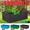 Fabric Raised Garden Bed,Square Garden Flower Grow Bag Vegetable Planting Bag Planter Pot Handles