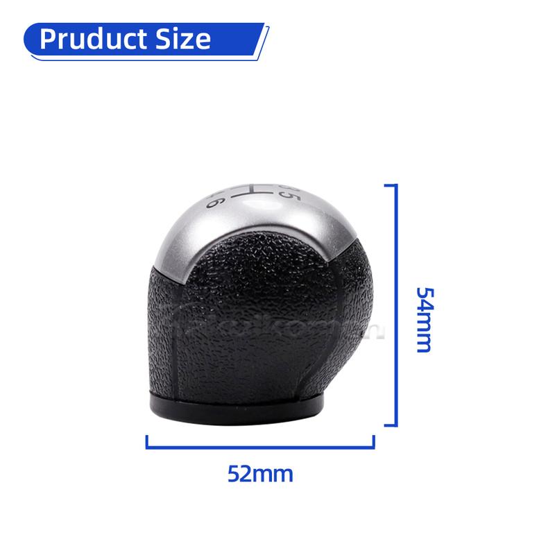 High Quality 6 Speed Manual For Ford Transit Van MK7 (2006-2014) Gear Stick Shift Knob Lever Stick Black Sliver Car Styling