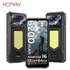 HOTWAV T8 Outdoor Handy 2026, Android 16, 12 ГБ + 64 ГБ / 2 ТБ, 6200 мАч 20 Вт, 6,75" 120 Гц, Уличный смартфон, Gemini AI, NFC / Распознавание лица / Водонепроницаемый / Две SIM-карты / OTG