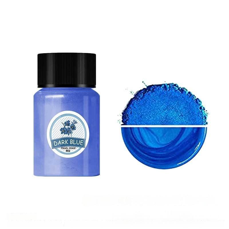 20ml Iridescent Gold & White Candle Mica Powder - DIY Glitter Pearlescent Pigment for Handmade Wax Creations