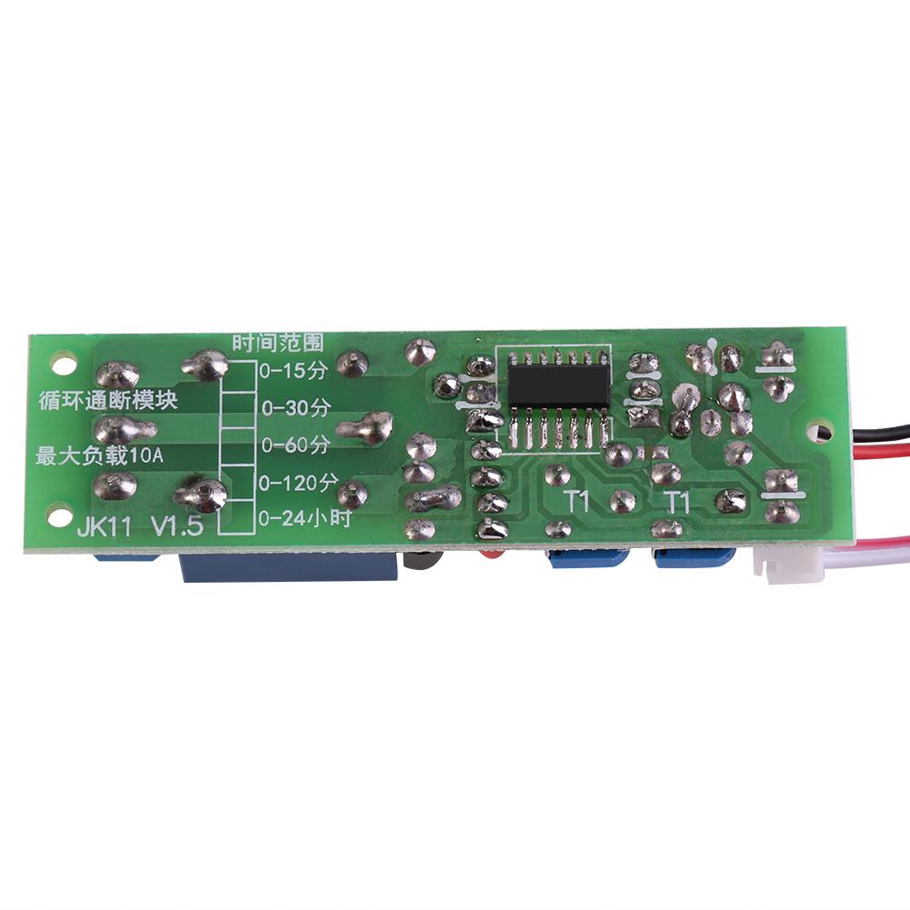 1pc Adjustable Cycle Timer Delay On Off Switch Relay Module DC 5V 12V 24V 0 15min 0 60min