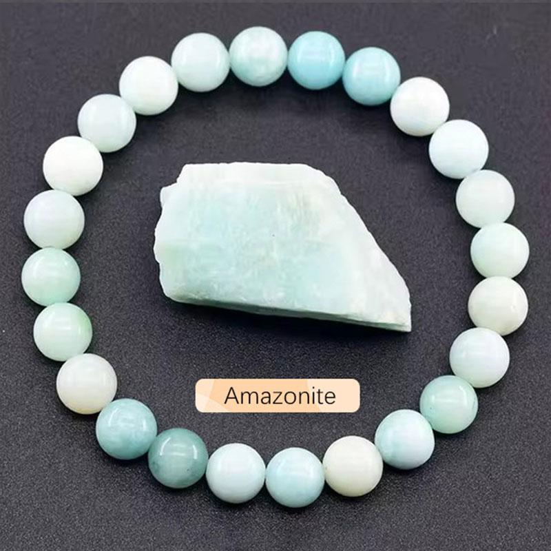stone bracelet for women men trendy Blue Apatite beaded gemstone bracelets boss day scene employee appreciation gifts