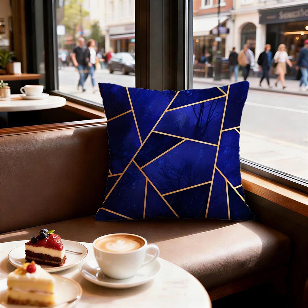 Golden light luxury lines Cushion Cover Decorative Cushions Covers Cover Sofa x Pillow Piece x x Pillowcase