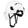Construction Safety Helmet With Goggles For Engineer Visor ABS Hard Hat Vents Industrial Work Cap Head Protection