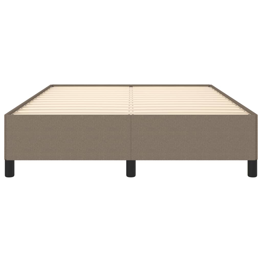 Vidaxl Rama Łóżka Bez Materaca, Taupe, 140X190 Cm, Obita Tkaniną