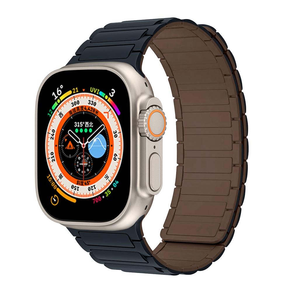 Magnetic Sports Band for Apple Watch Ultra 2 49mm 45mm 44mm 42mm 38 40 41mm Silicone Strap for IWatch Series Ultra 2 9 8 7 6 5 4
